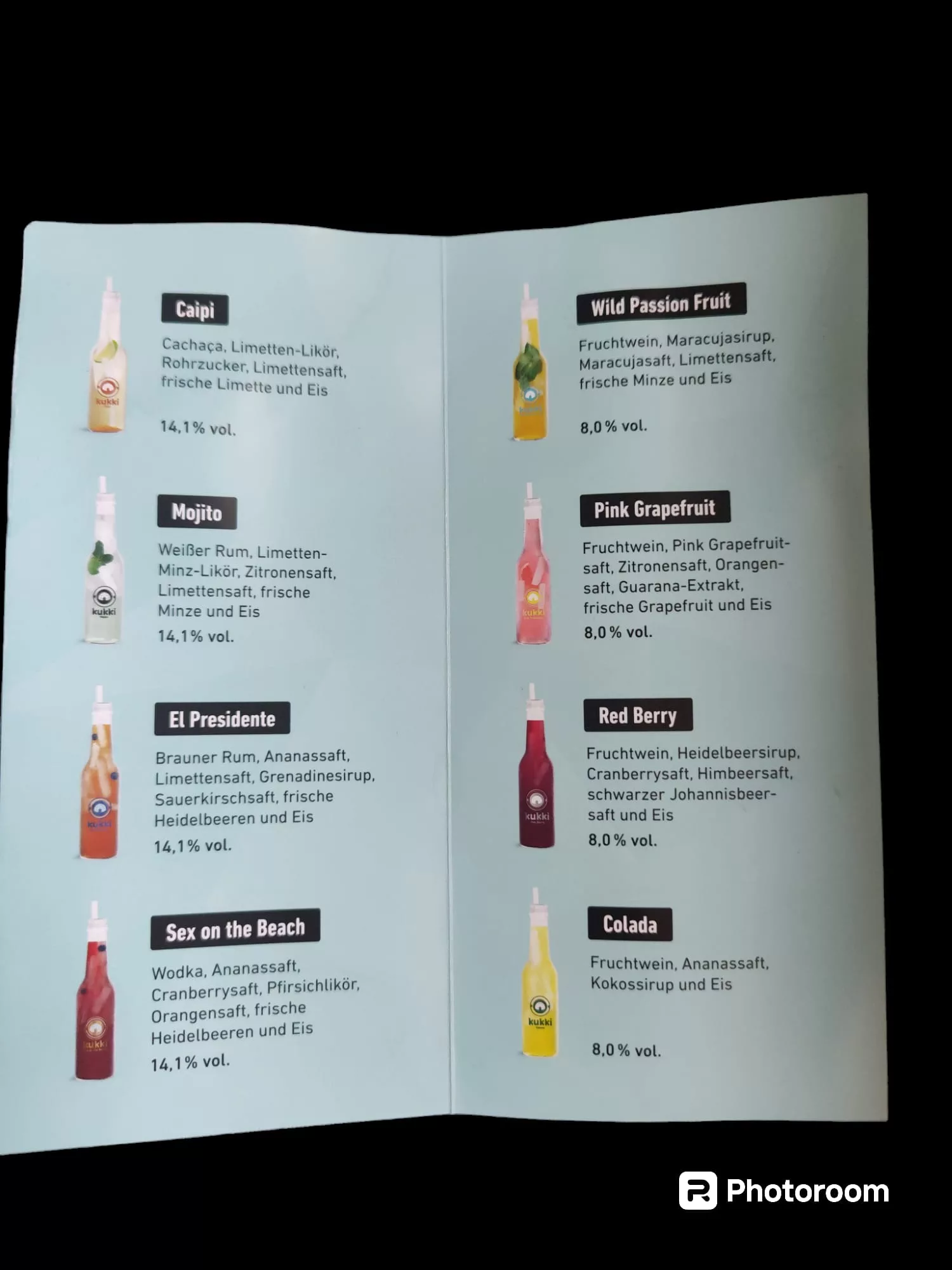 Cocktail Karte